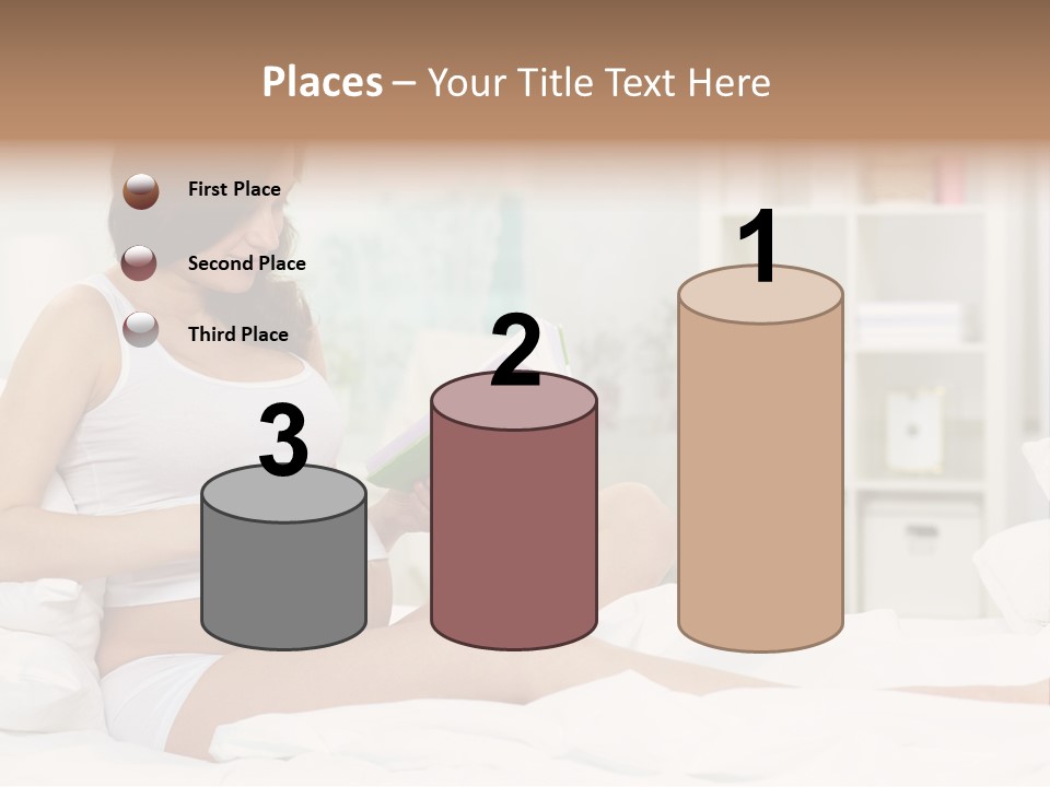 Healthy Pregnant Mommy PowerPoint Template