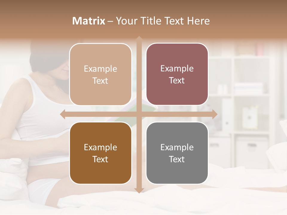 Healthy Pregnant Mommy PowerPoint Template