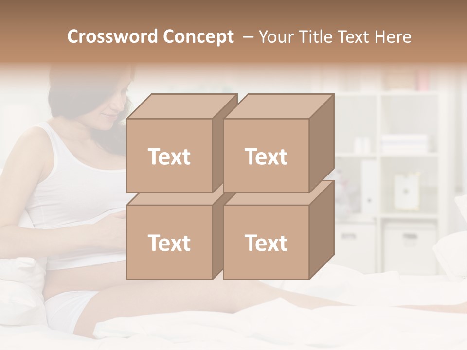 Healthy Pregnant Mommy PowerPoint Template