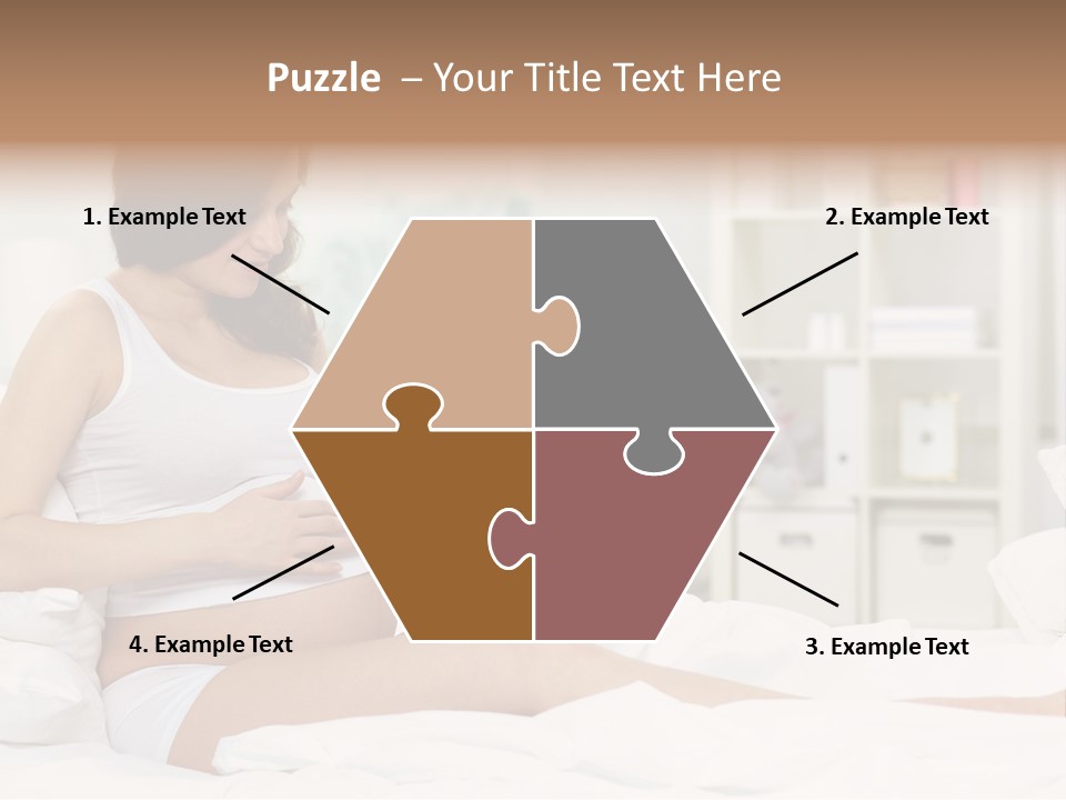 Healthy Pregnant Mommy PowerPoint Template