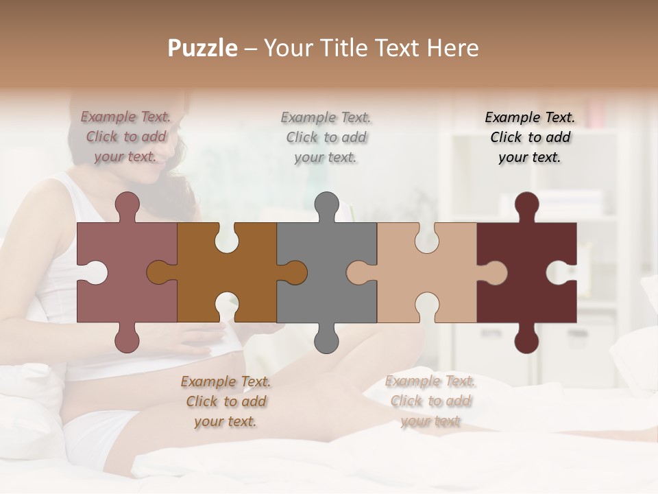 Healthy Pregnant Mommy PowerPoint Template