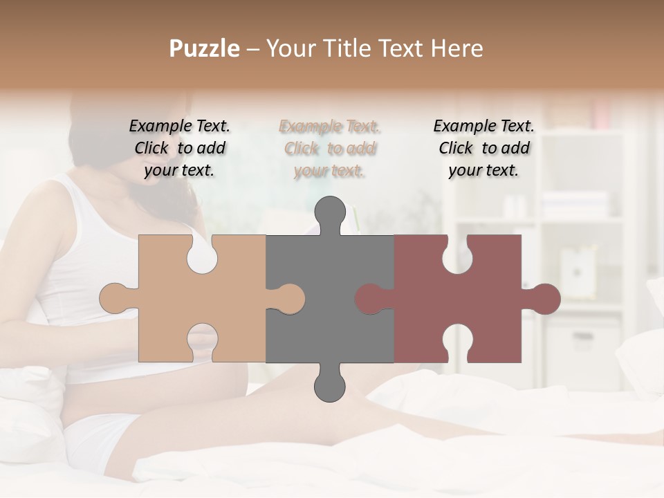 Healthy Pregnant Mommy PowerPoint Template