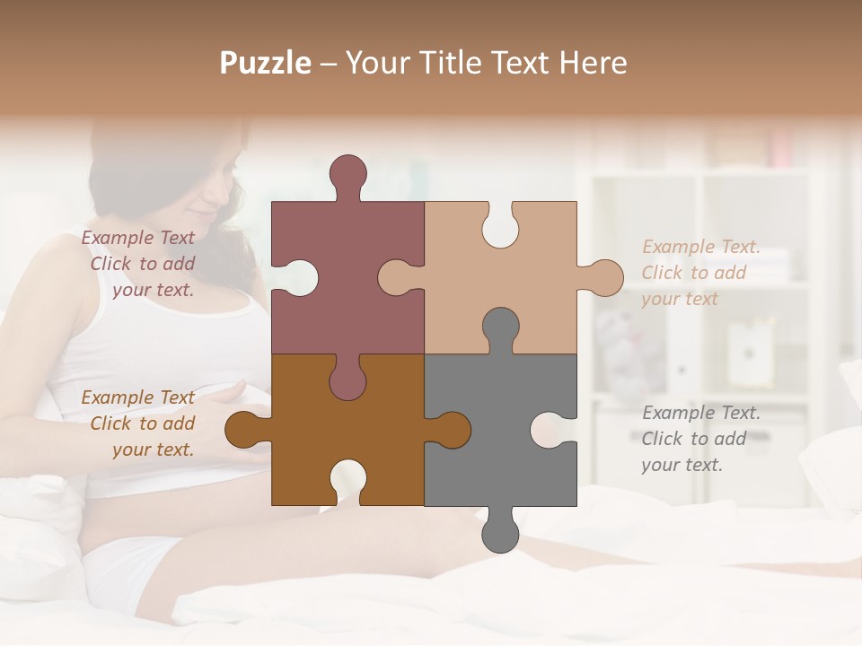 Healthy Pregnant Mommy PowerPoint Template