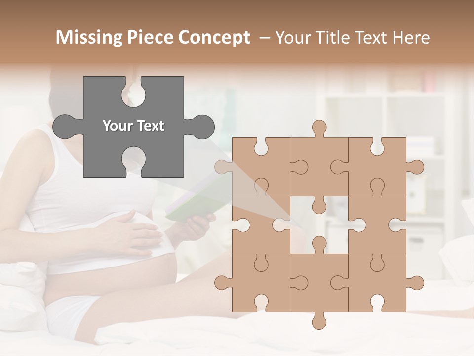 Healthy Pregnant Mommy PowerPoint Template