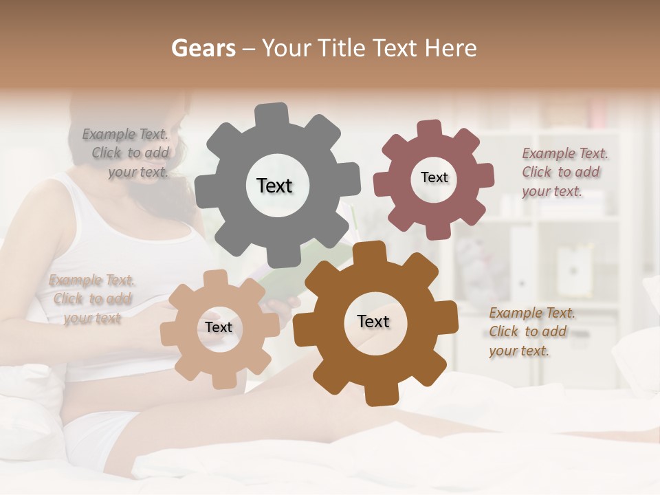 Healthy Pregnant Mommy PowerPoint Template