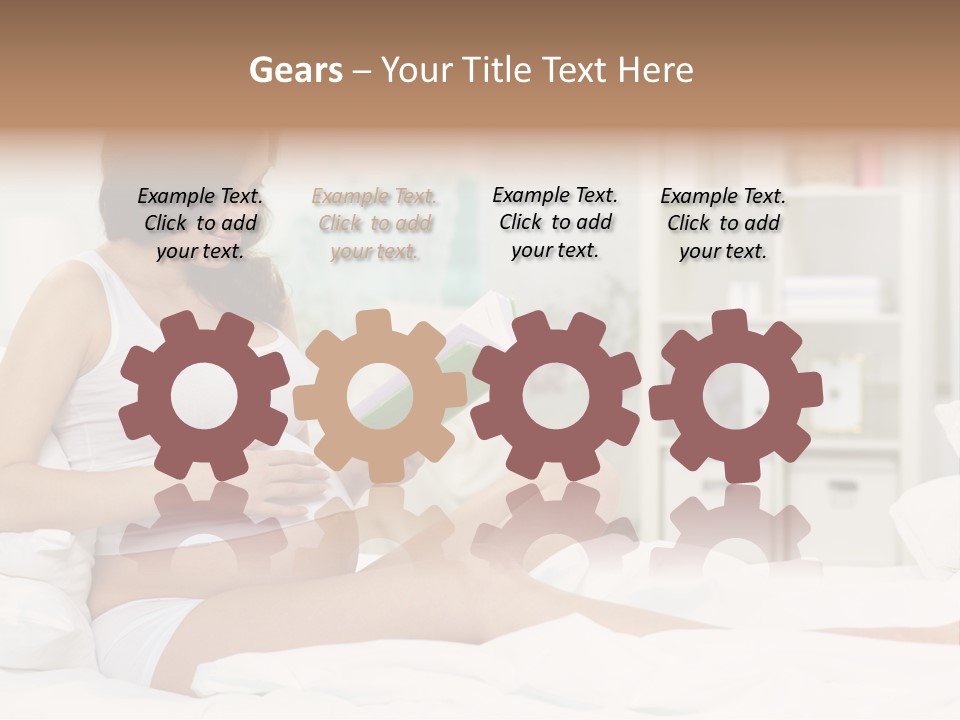 Healthy Pregnant Mommy PowerPoint Template