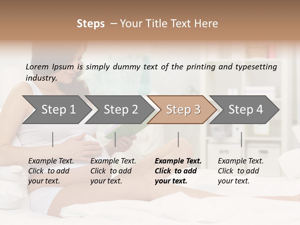 Healthy Pregnant Mommy PowerPoint Template