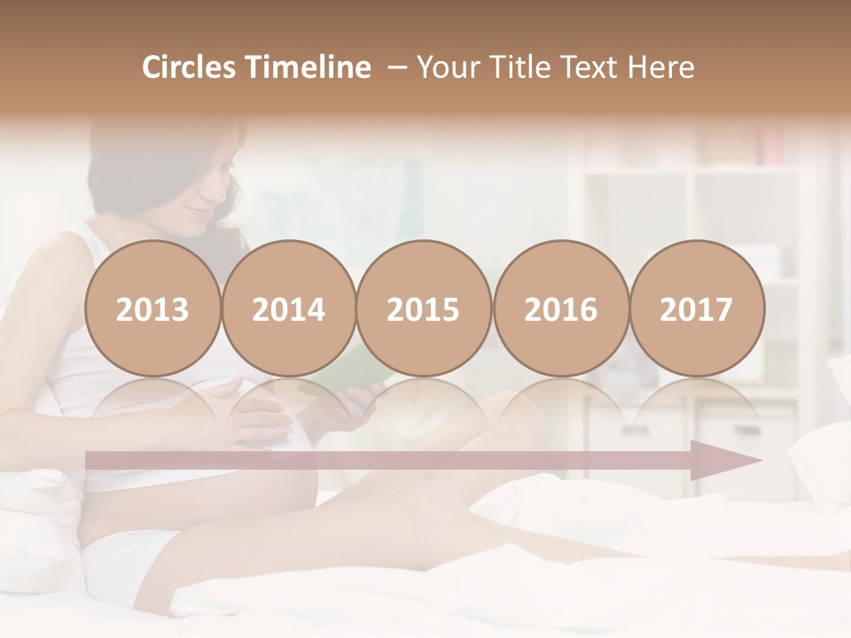 Healthy Pregnant Mommy PowerPoint Template