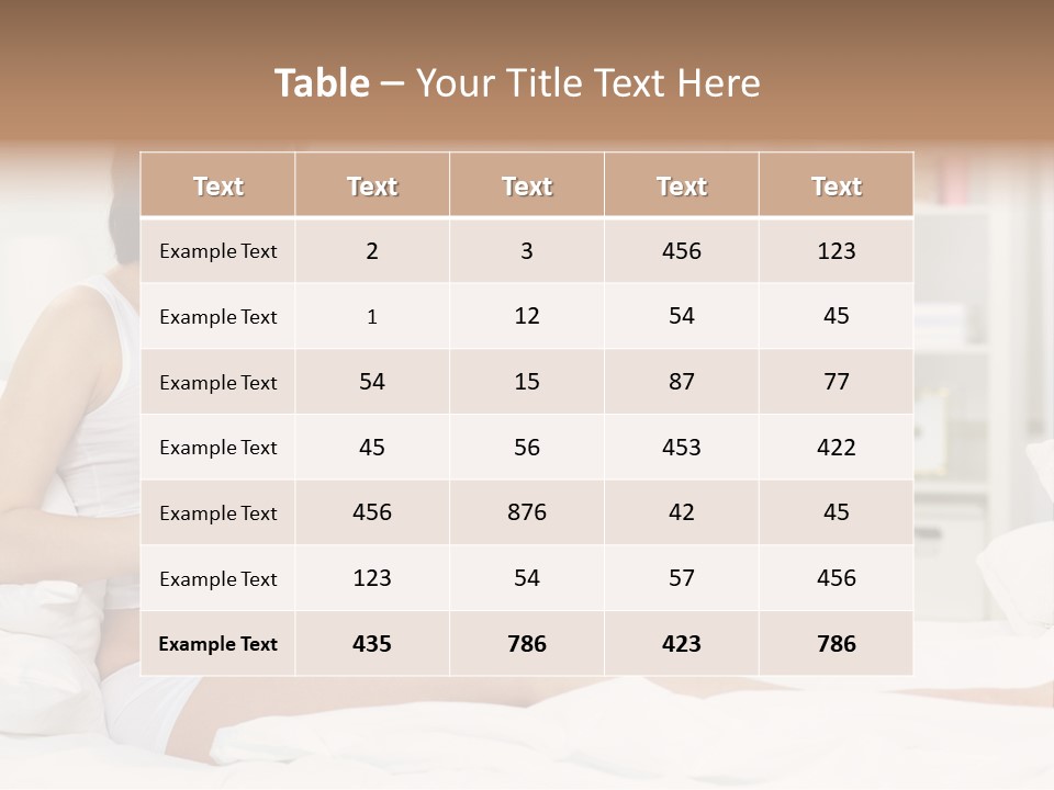 Healthy Pregnant Mommy PowerPoint Template