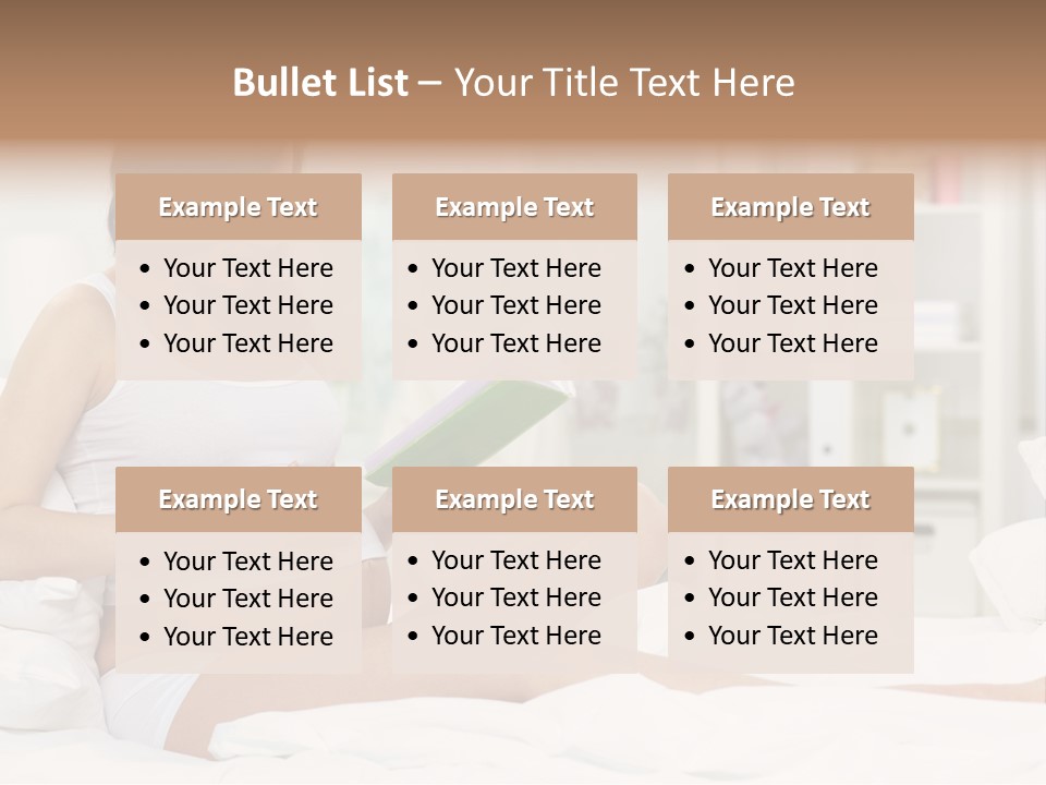 Healthy Pregnant Mommy PowerPoint Template