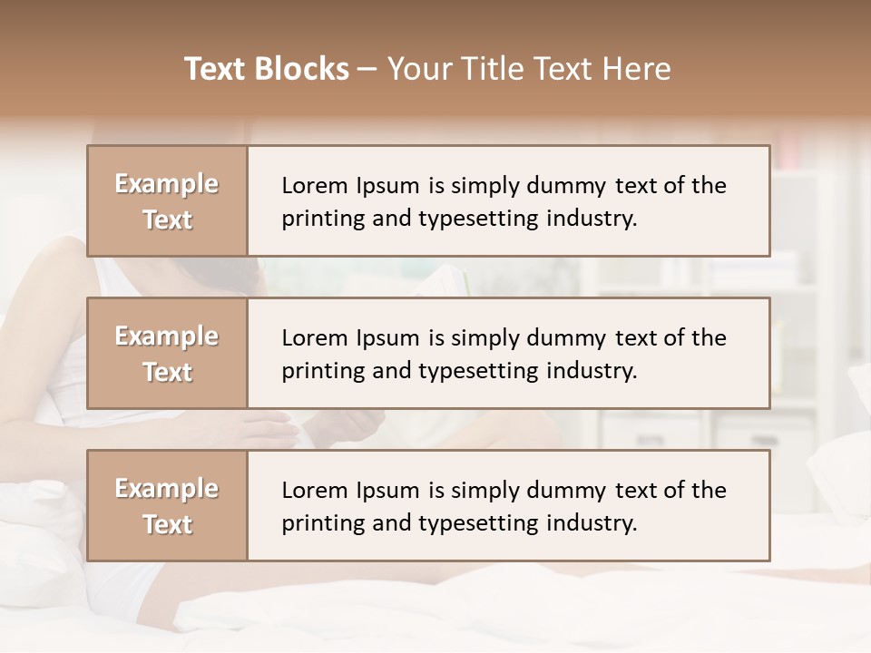 Healthy Pregnant Mommy PowerPoint Template