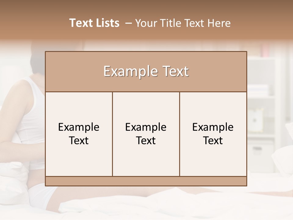Healthy Pregnant Mommy PowerPoint Template