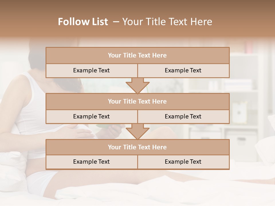 Healthy Pregnant Mommy PowerPoint Template