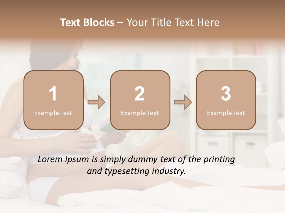 Healthy Pregnant Mommy PowerPoint Template