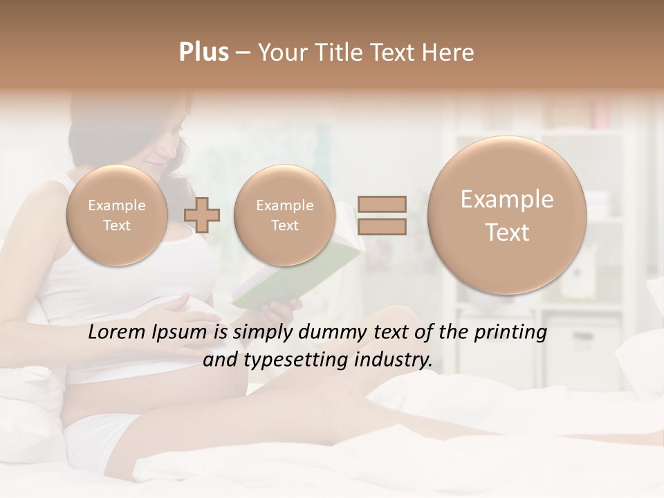 Healthy Pregnant Mommy PowerPoint Template