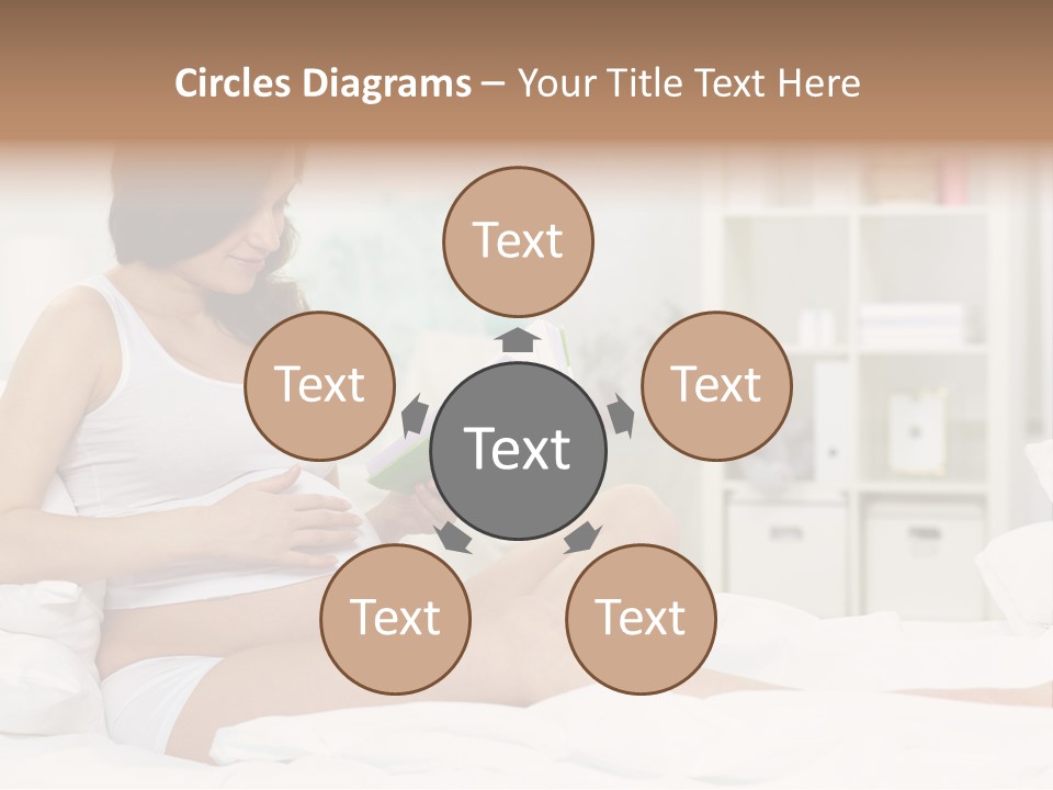 Healthy Pregnant Mommy PowerPoint Template