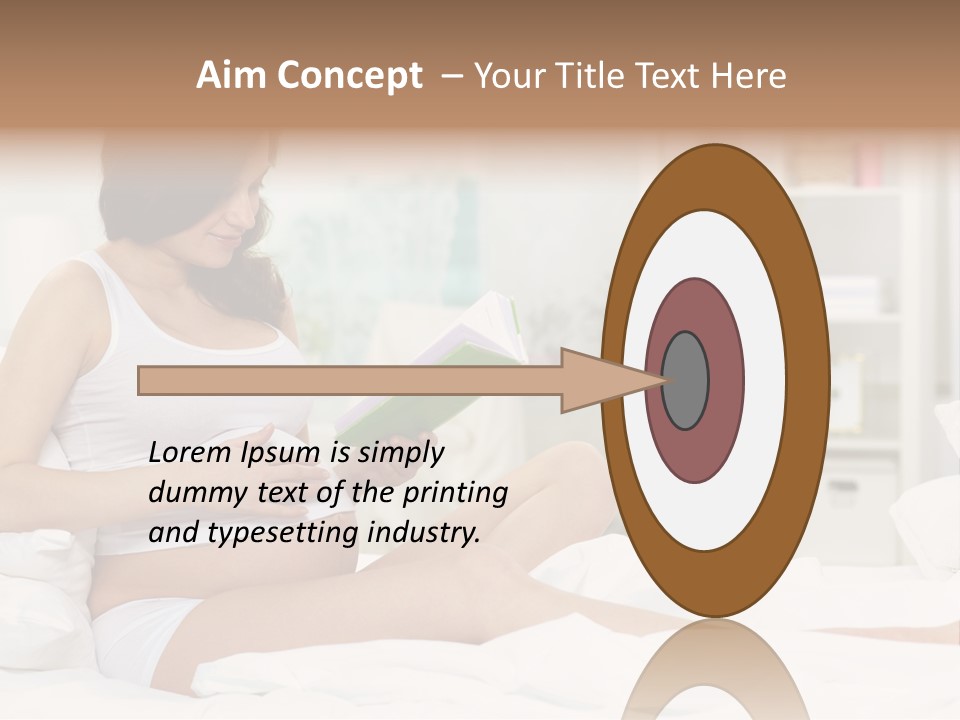 Healthy Pregnant Mommy PowerPoint Template