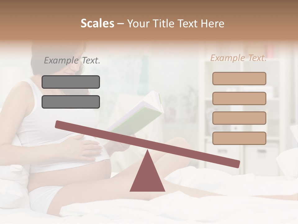 Healthy Pregnant Mommy PowerPoint Template