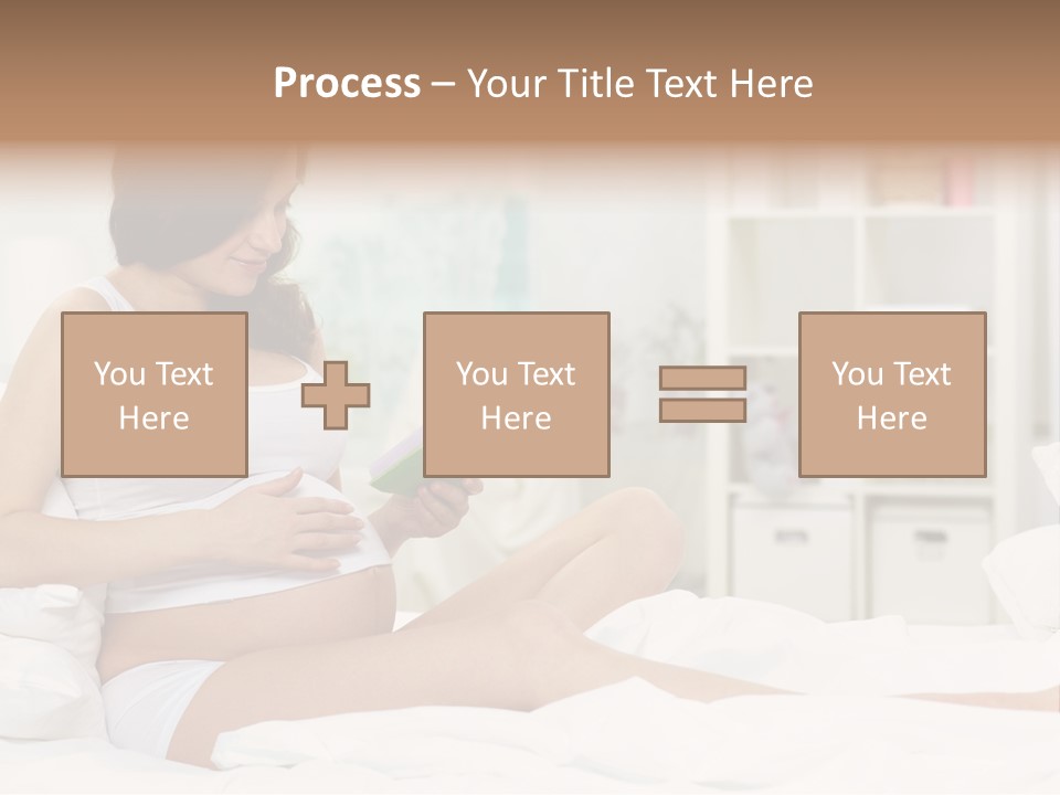 Healthy Pregnant Mommy PowerPoint Template