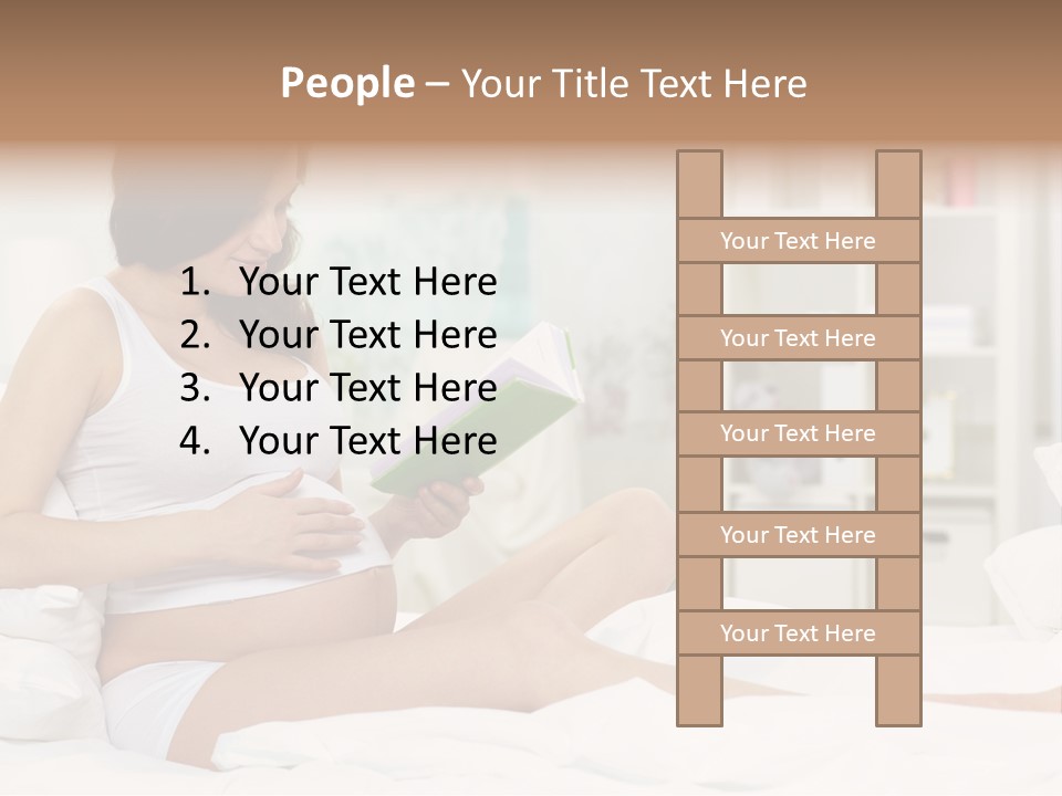 Healthy Pregnant Mommy PowerPoint Template