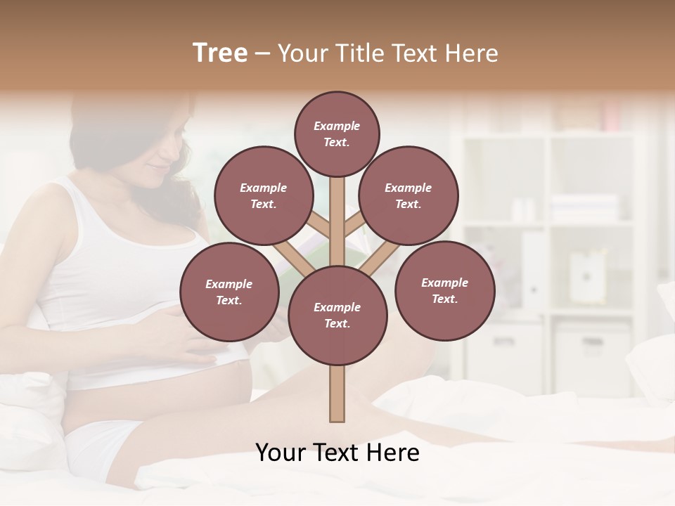 Healthy Pregnant Mommy PowerPoint Template