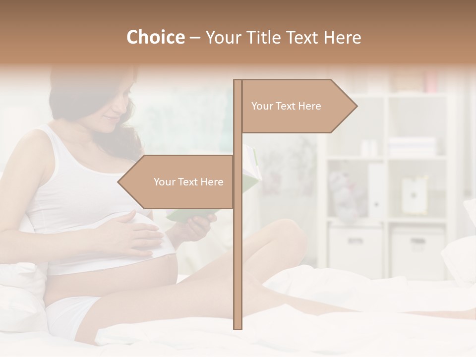 Healthy Pregnant Mommy PowerPoint Template