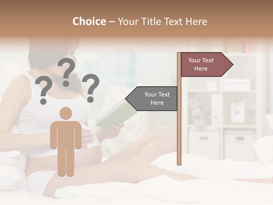 Healthy Pregnant Mommy PowerPoint Template