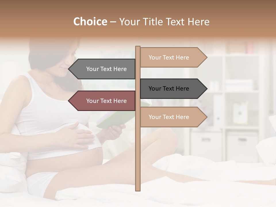 Healthy Pregnant Mommy PowerPoint Template