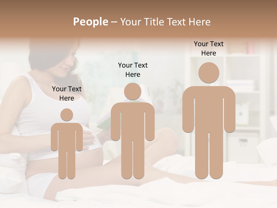 Healthy Pregnant Mommy PowerPoint Template