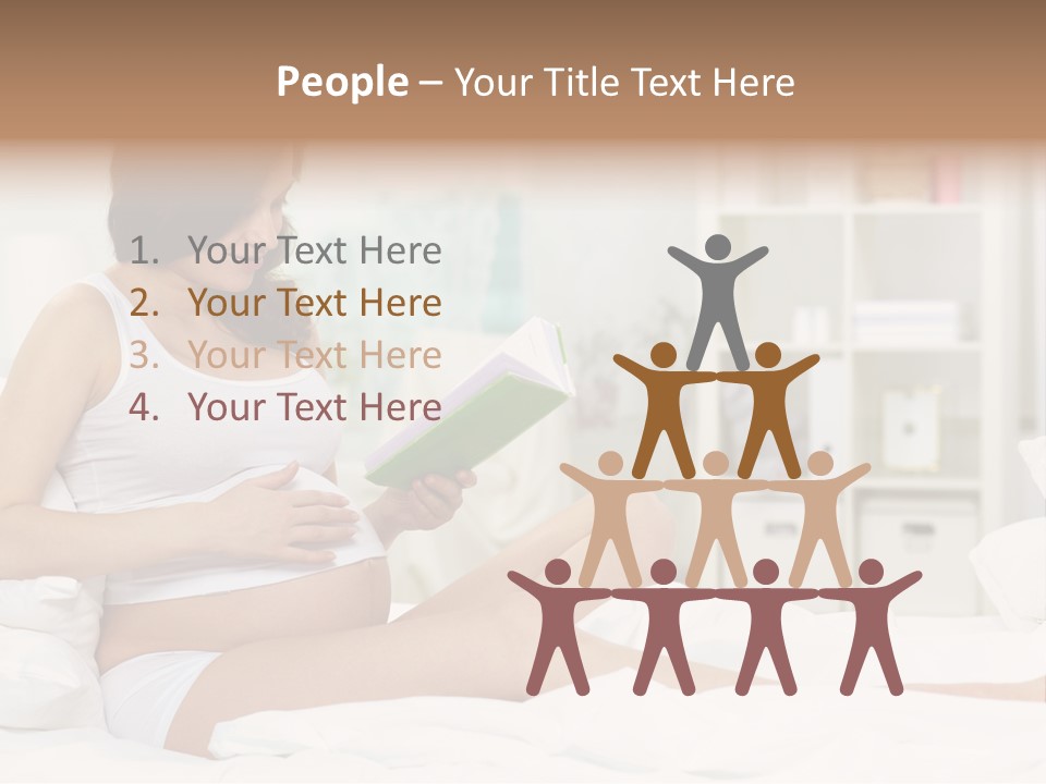 Healthy Pregnant Mommy PowerPoint Template