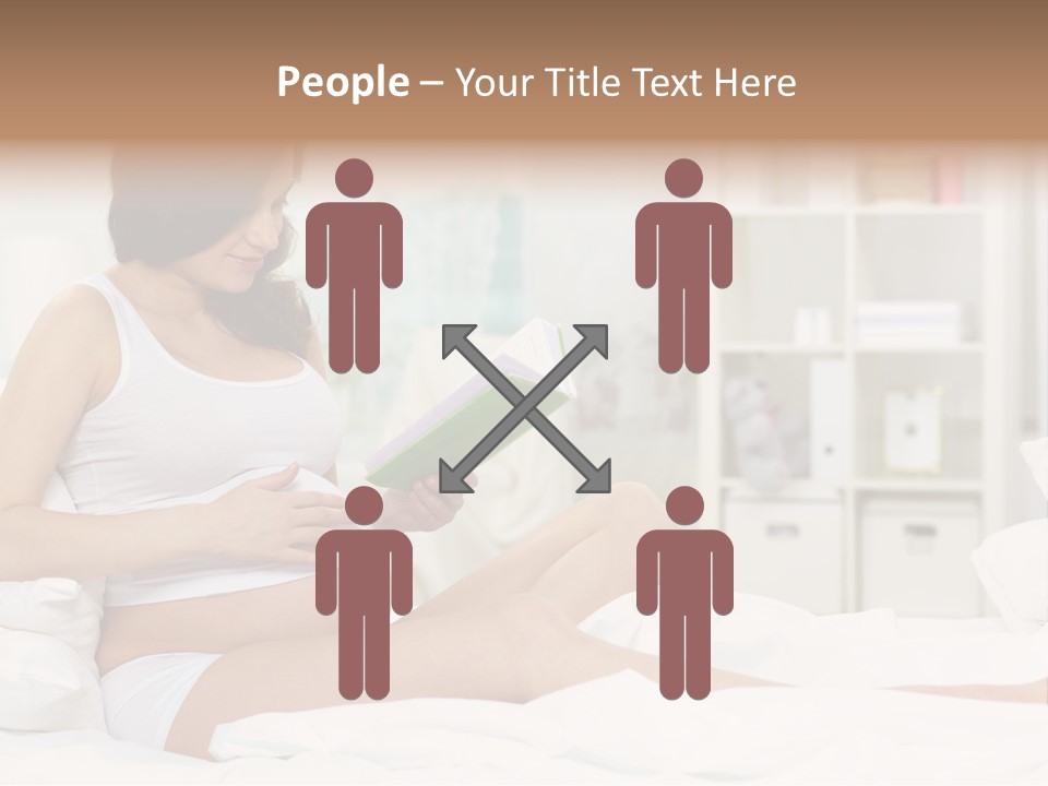 Healthy Pregnant Mommy PowerPoint Template