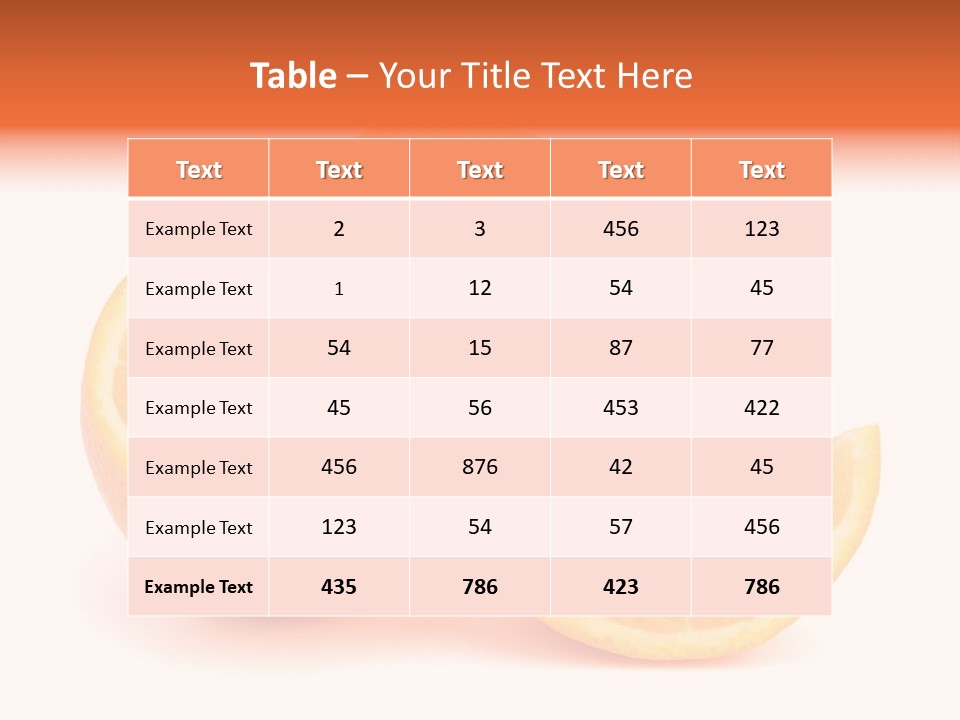 Healthy Ingredient Background PowerPoint Template