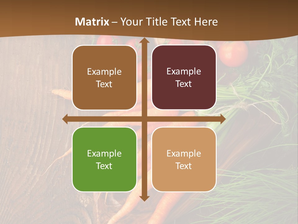 Natural Knife Ripe PowerPoint Template