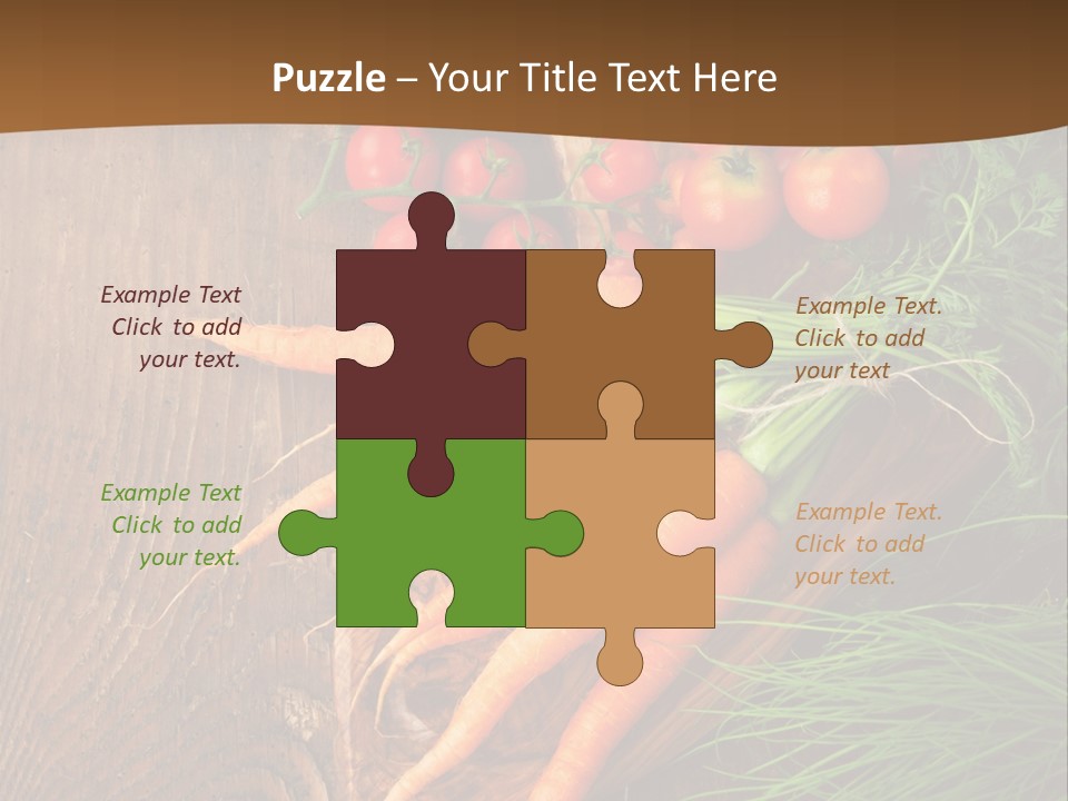 Natural Knife Ripe PowerPoint Template