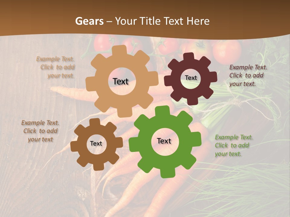 Natural Knife Ripe PowerPoint Template