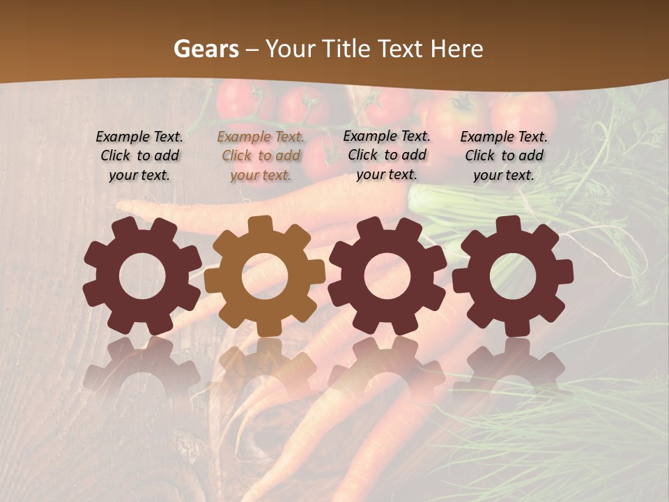 Natural Knife Ripe PowerPoint Template