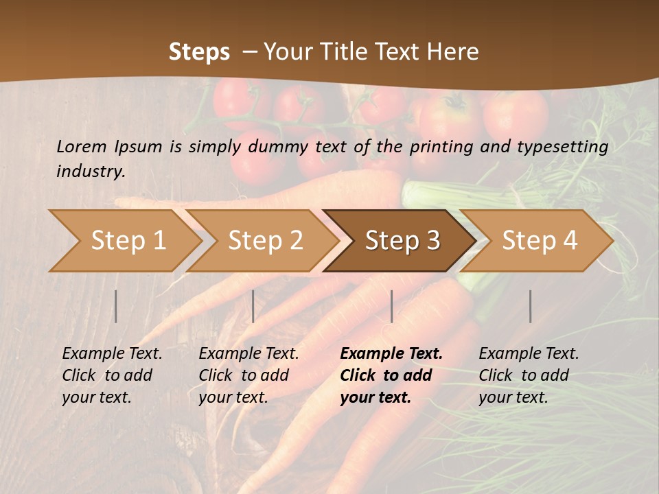 Natural Knife Ripe PowerPoint Template