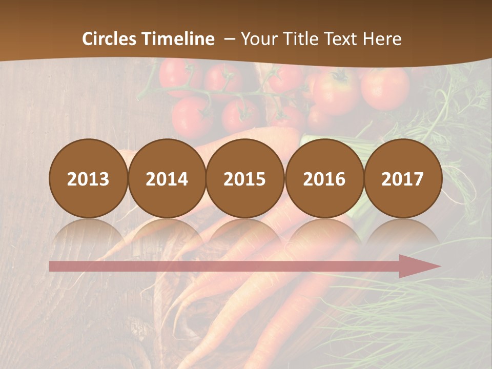 Natural Knife Ripe PowerPoint Template