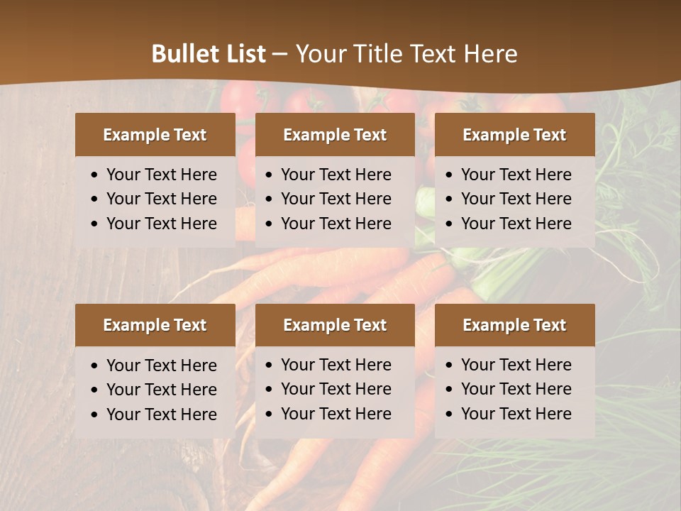 Natural Knife Ripe PowerPoint Template