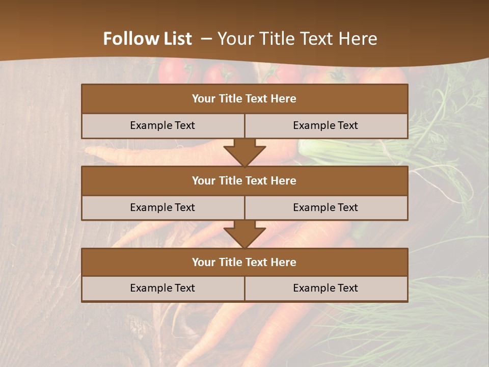 Natural Knife Ripe PowerPoint Template