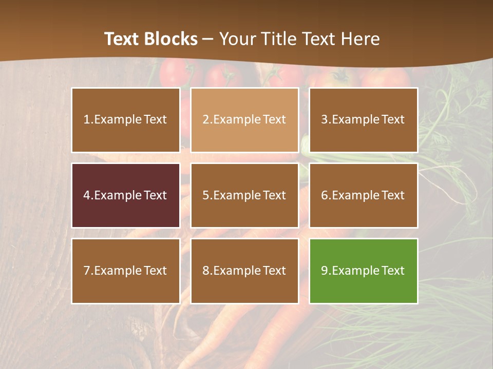 Natural Knife Ripe PowerPoint Template