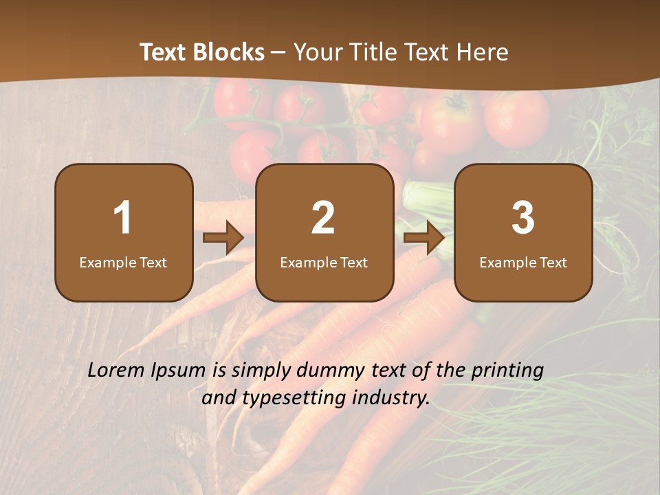 Natural Knife Ripe PowerPoint Template