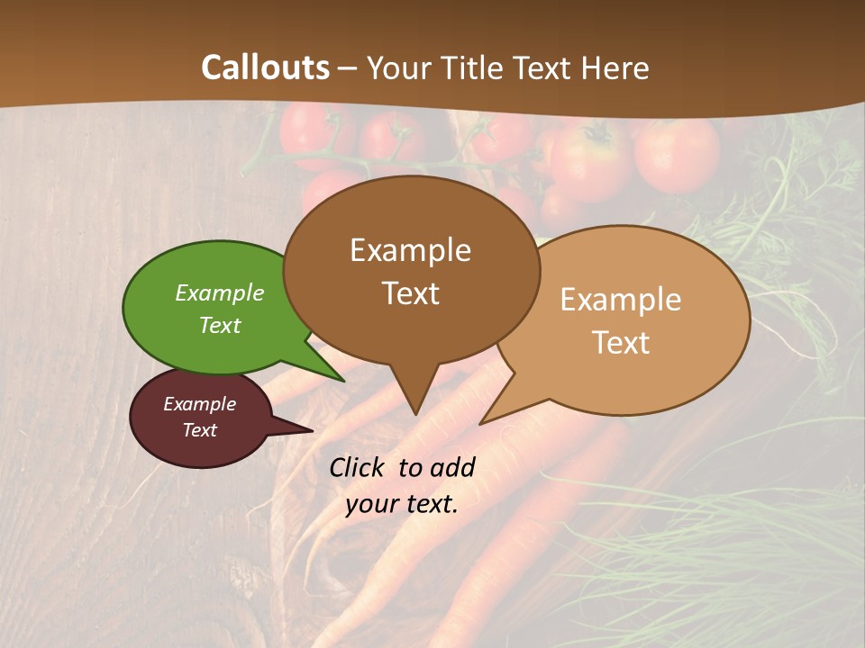 Natural Knife Ripe PowerPoint Template
