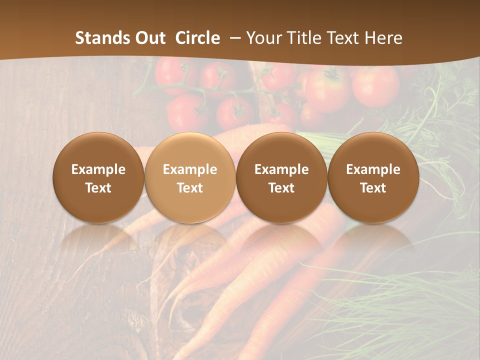 Natural Knife Ripe PowerPoint Template