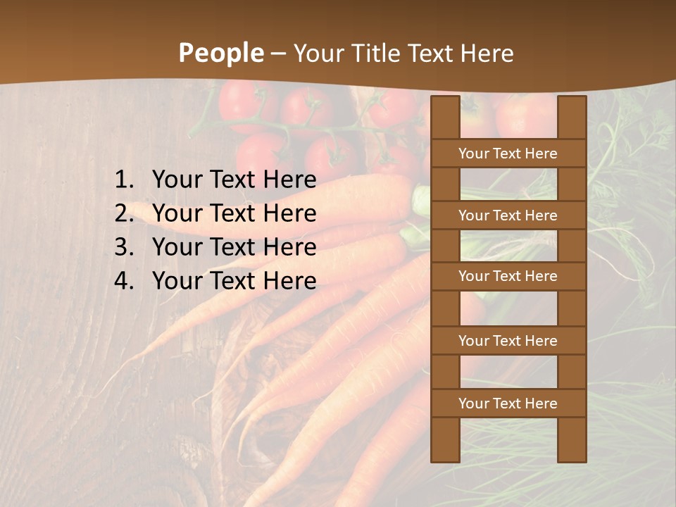 Natural Knife Ripe PowerPoint Template