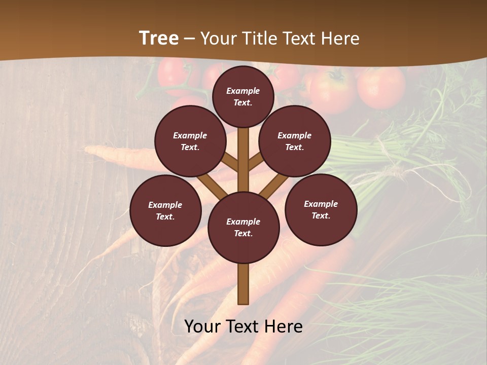 Natural Knife Ripe PowerPoint Template