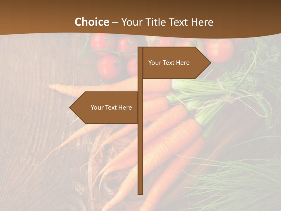 Natural Knife Ripe PowerPoint Template