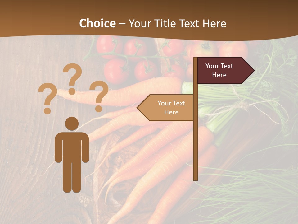 Natural Knife Ripe PowerPoint Template