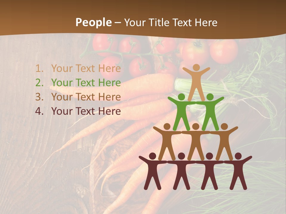 Natural Knife Ripe PowerPoint Template