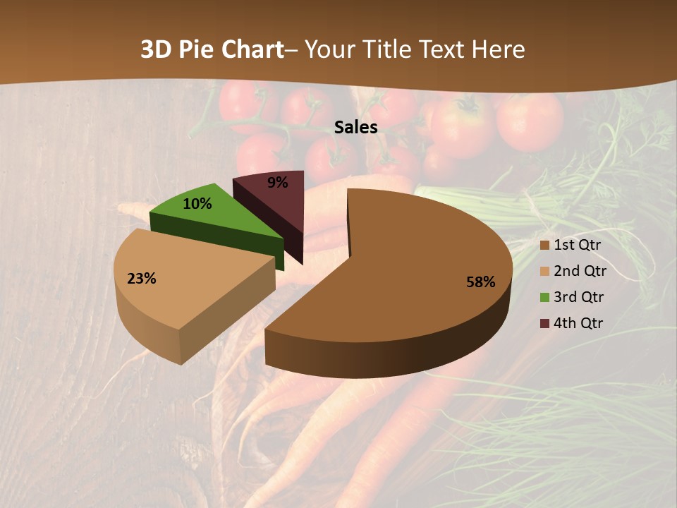 Natural Knife Ripe PowerPoint Template
